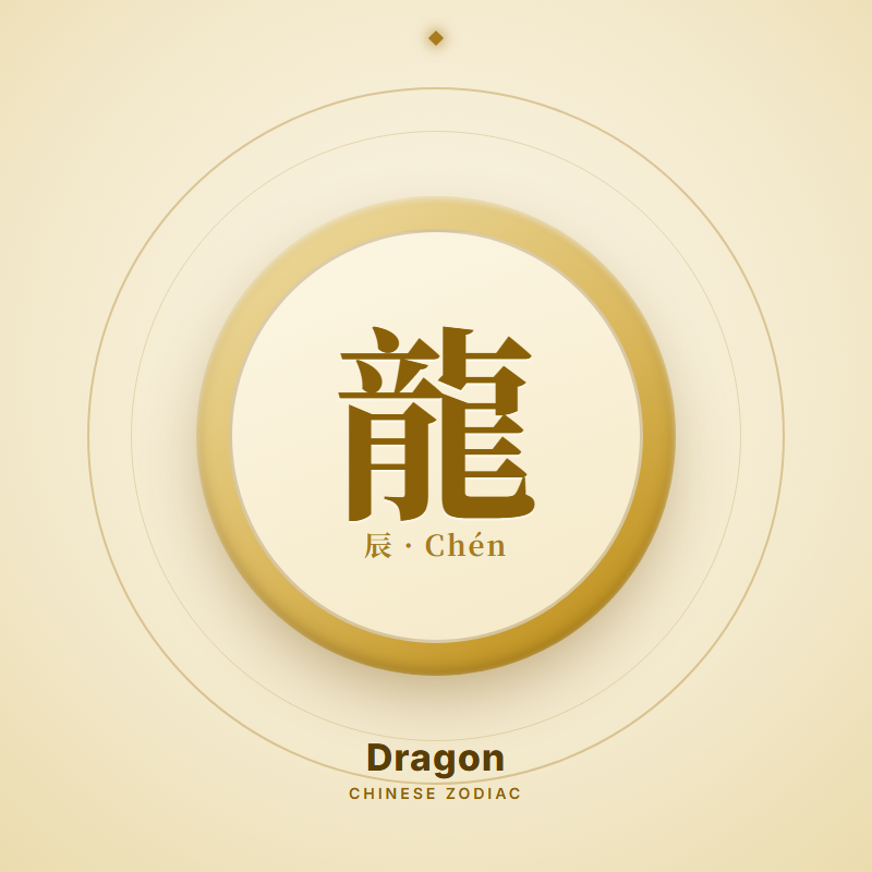 Dragon zodiac emblem